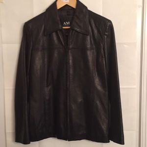 AM Stdio Women’s Napa Soft leather jacket size S